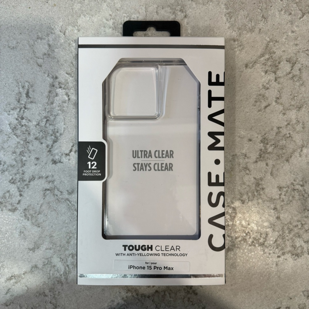 CASE MATE ULTRA CLEAR IPHONE 15 PRO MAX CASE